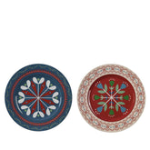 Kitchen Goods PP Plate with Flower Pattern 33cm (2 Assorted)